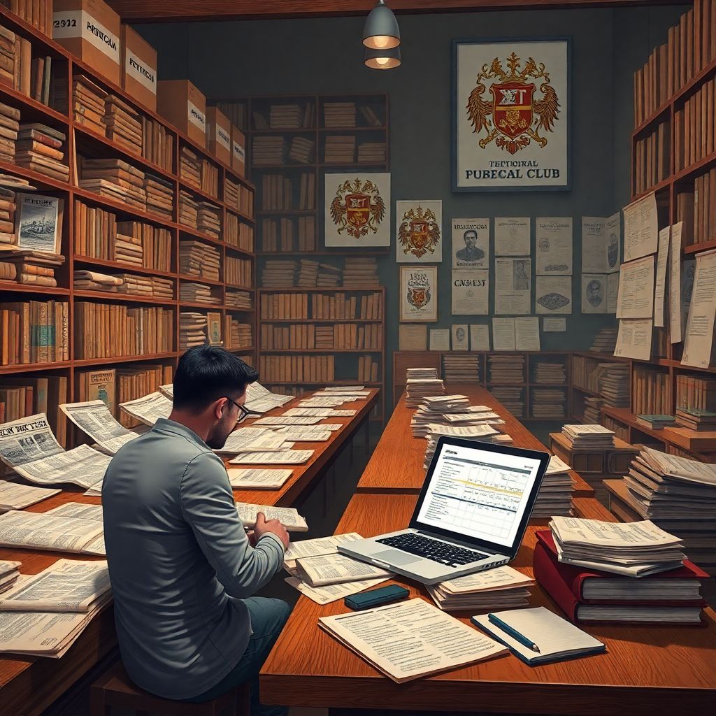 Историю футбольного клуба восстанавливают по архивным документам