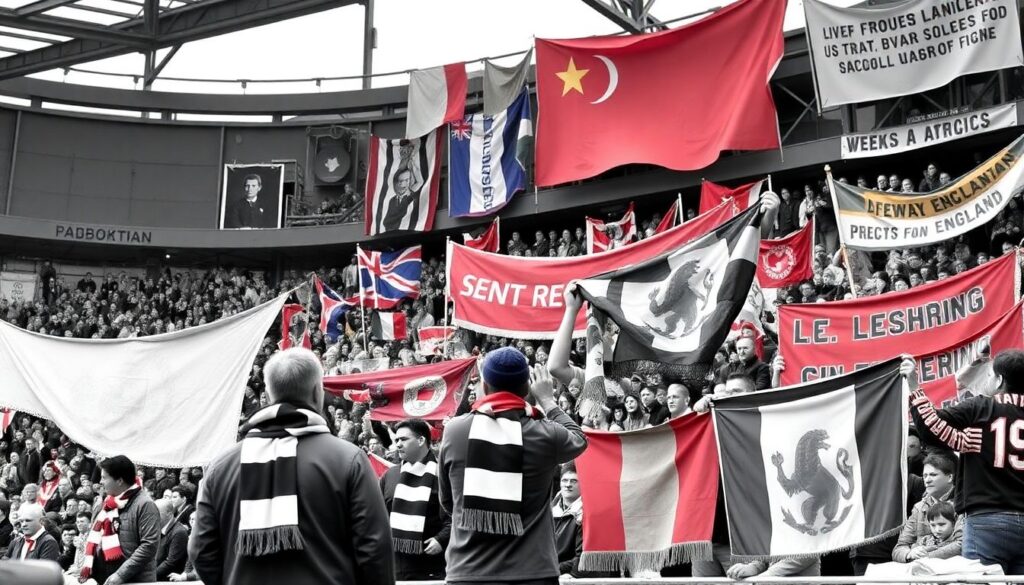 Как складывались традиции болельщиков разных эпох - иллюстрация