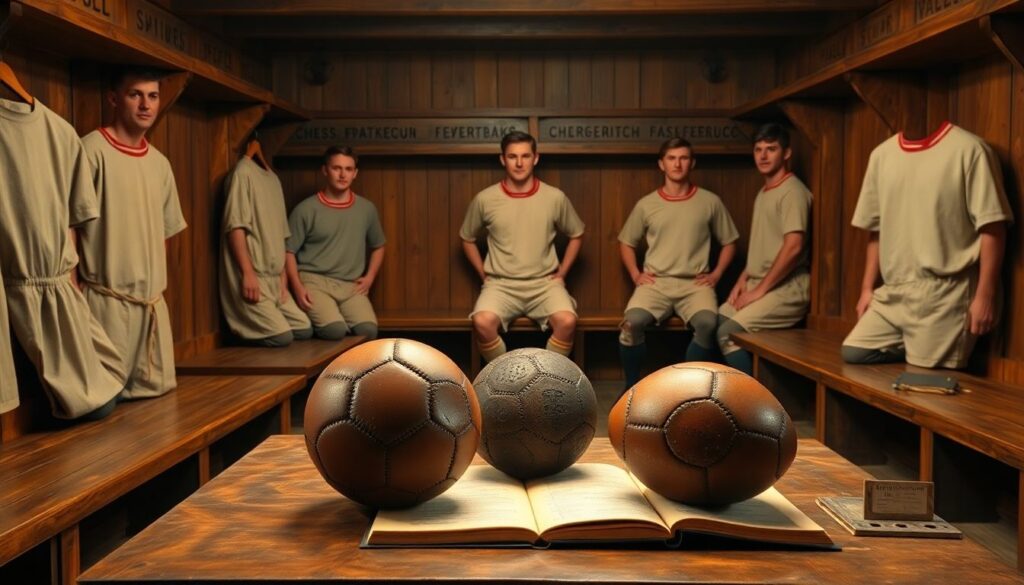 Неизвестные факты о первых футболах в клубе - иллюстрация