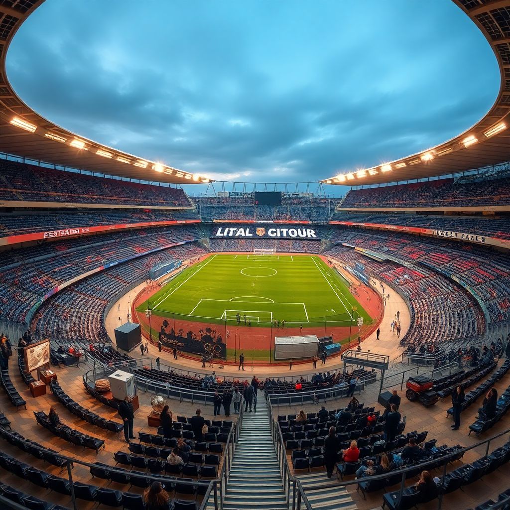 Музей под открытым небом: уникальные экспонаты на стадионе для посетителей