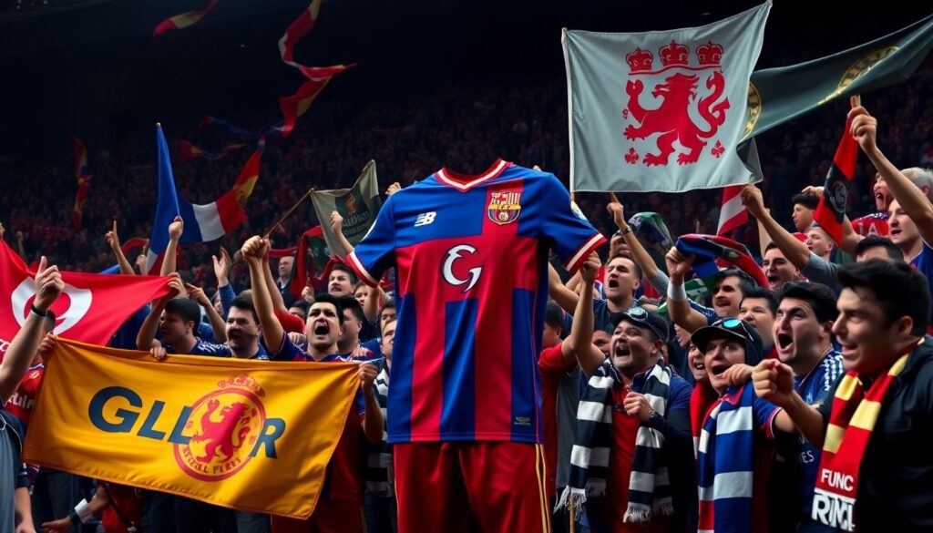 История цветовых схем клубов и их эволюция - иллюстрация