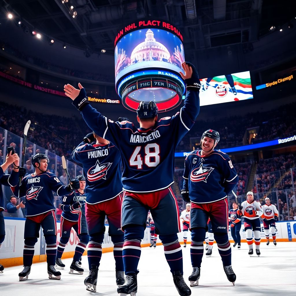 Русская ночь в НХЛ: как Кирилл Марченко вытащил Коламбус