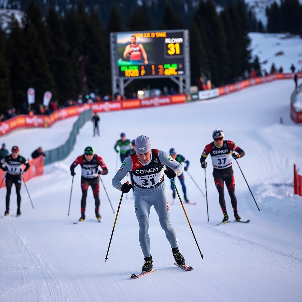 Коростелев в шаге от четвертьфинала спринта на Тур де Ски в Валь‑ди‑Фьемме