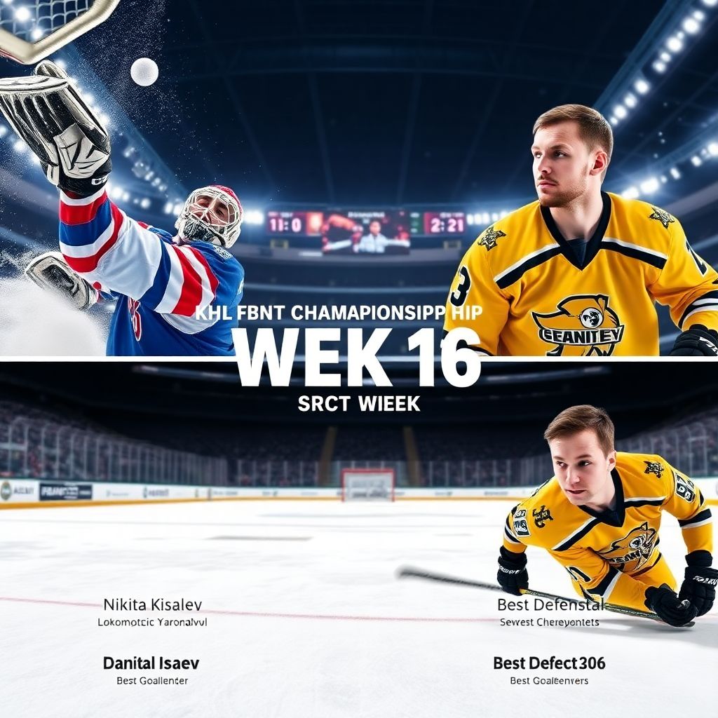 Исаев, Камалов и Канцеров — лучшие игроки 16‑й недели Фонбет чемпионата КХЛ