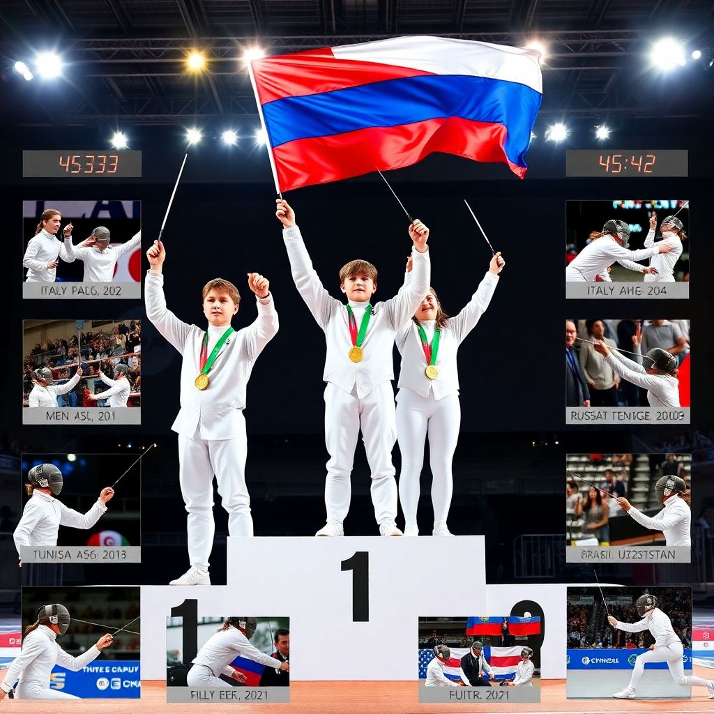 Российское фехтование: шесть золотых медалей юниоров и кадетов на Кубках мира