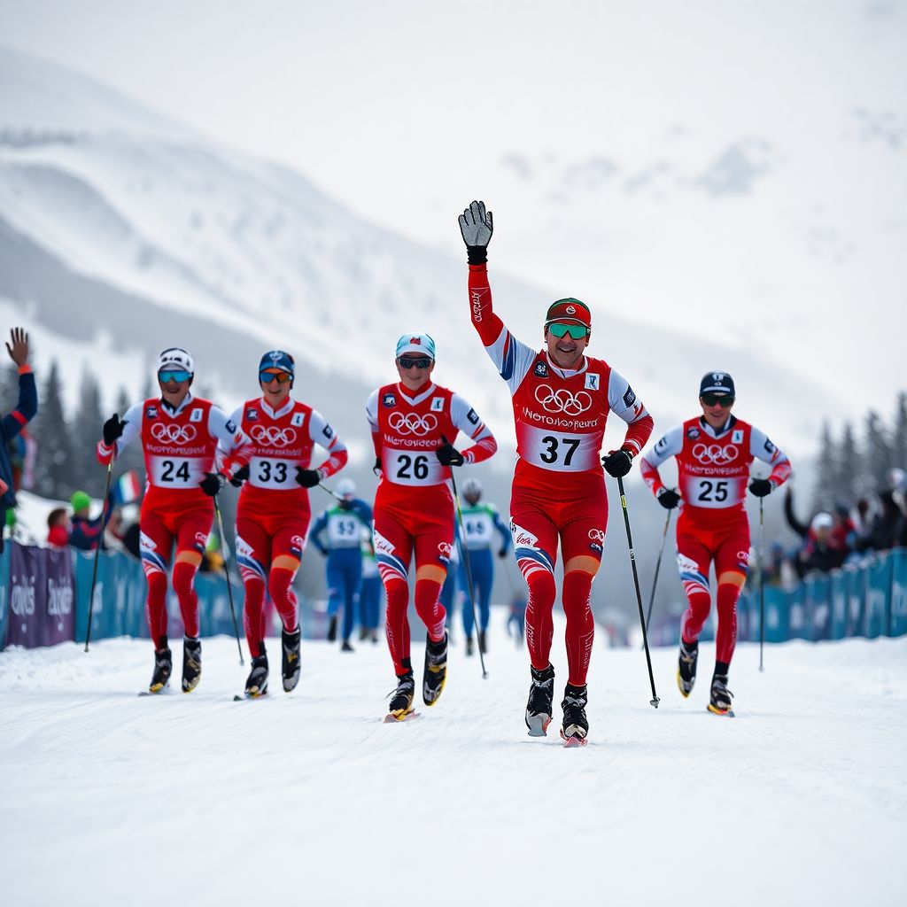 Сборная Норвегии выиграла лыжную эстафету на Олимпиаде‑2026 в Италии