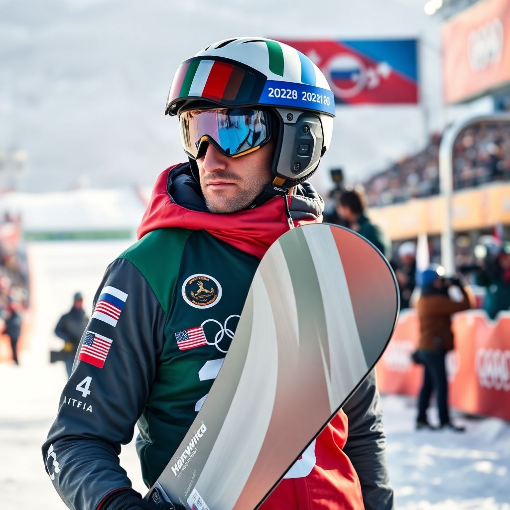 Итальянец с российским флагом на шлеме шокировал Олимпиаду‑2026