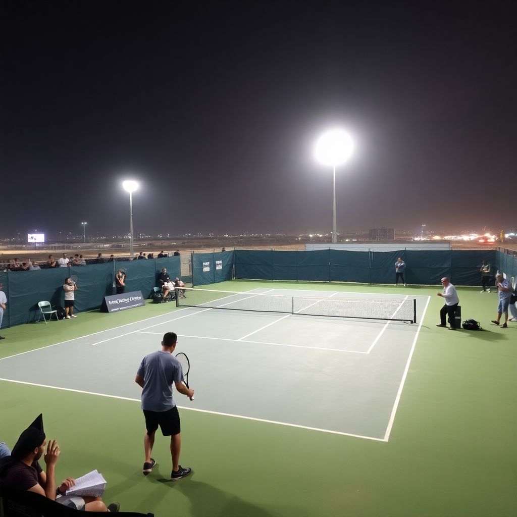 Матч challenger в ОАЭ с Даниилом Остапенковым остановили из‑за взрывов